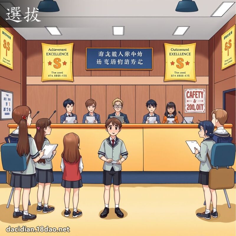 选拔 - 国语大辞典配图