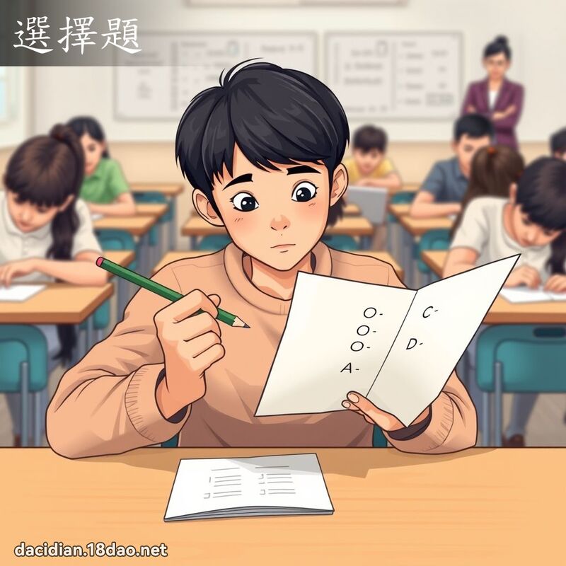 选择题 - 国语大辞典配图