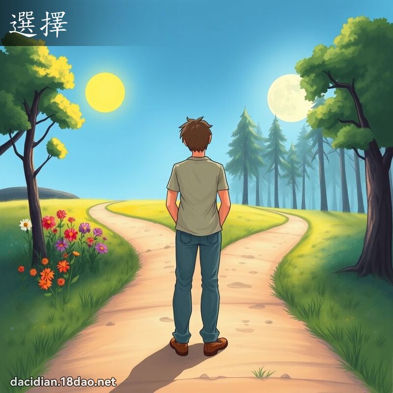 選擇 - 國語大辭典配圖