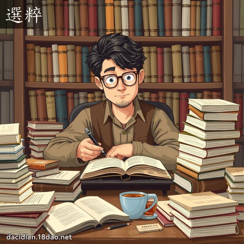 選粹 - 國語大辭典配圖