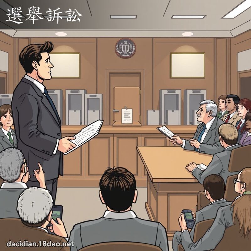 選舉訴訟 - 國語大辭典配圖