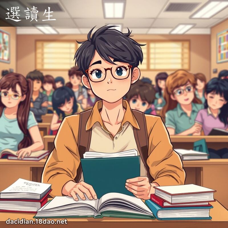 選讀生 - 國語大辭典配圖
