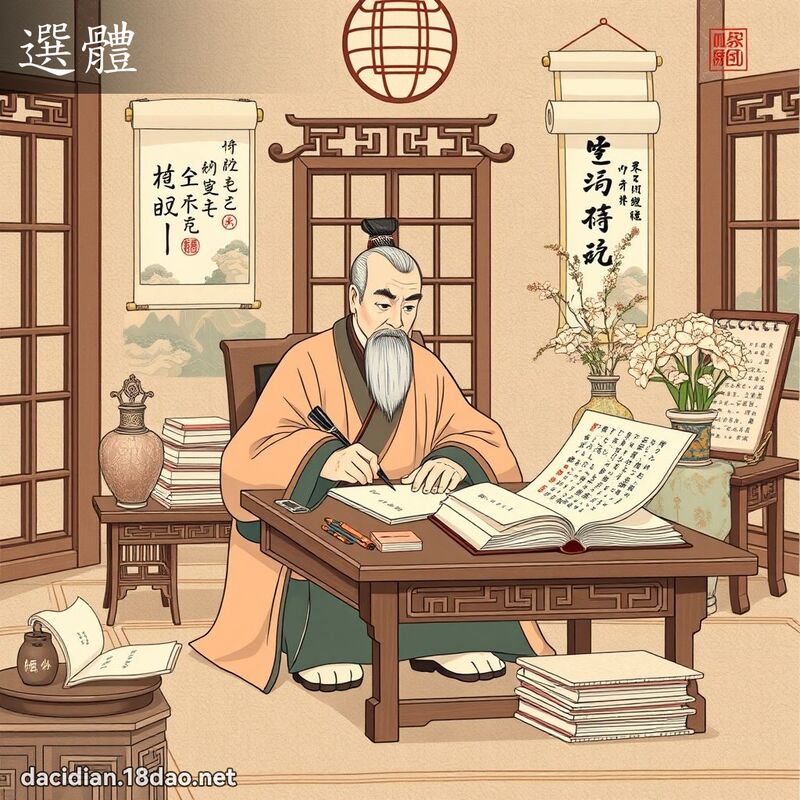 選體 - 國語大辭典配圖