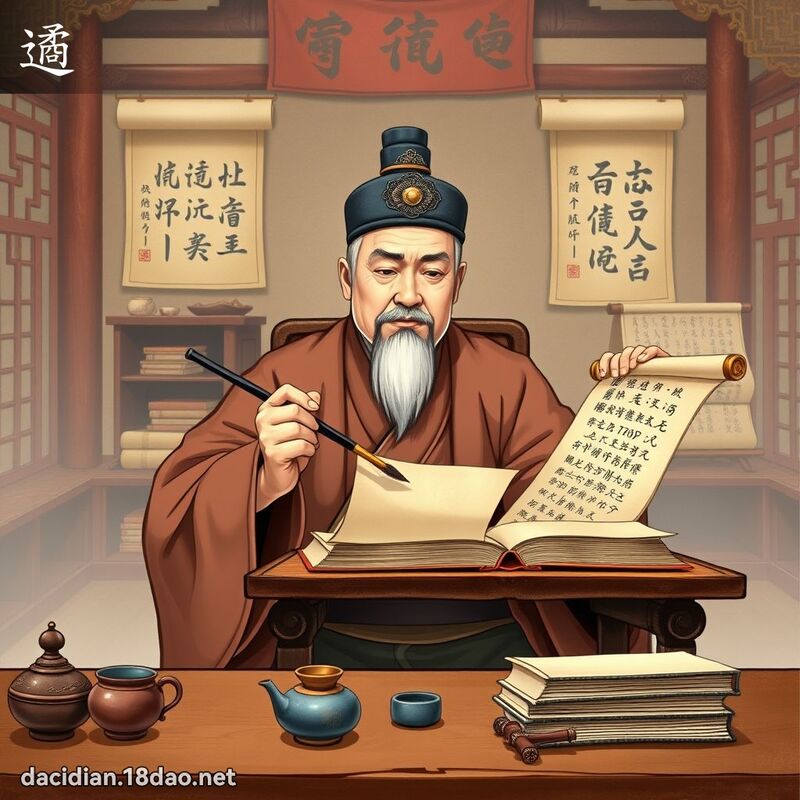 遹 - 國語大辭典配圖