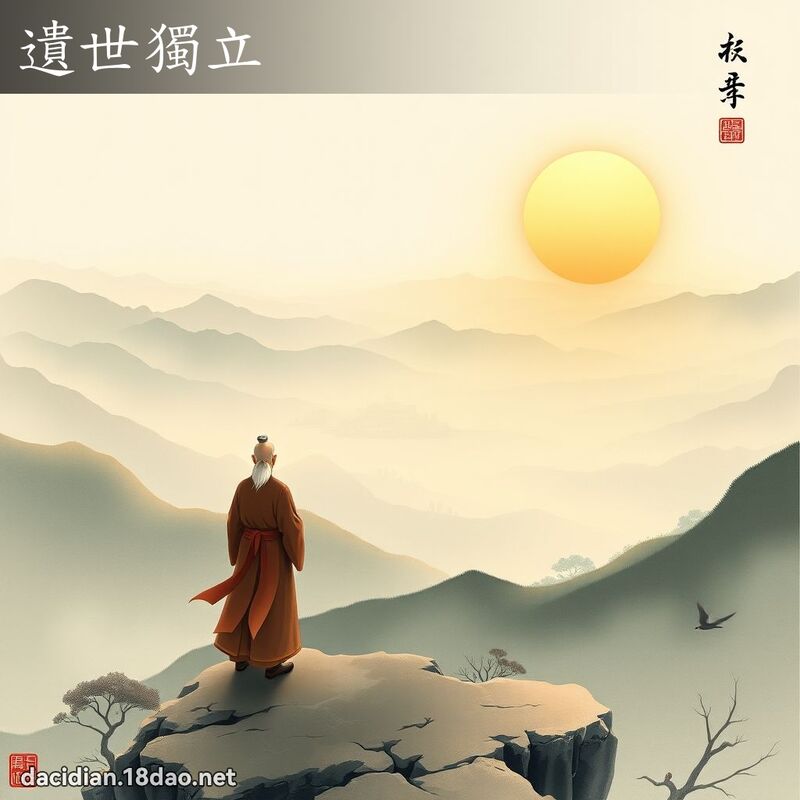 遗世独立 - 国语大辞典配图