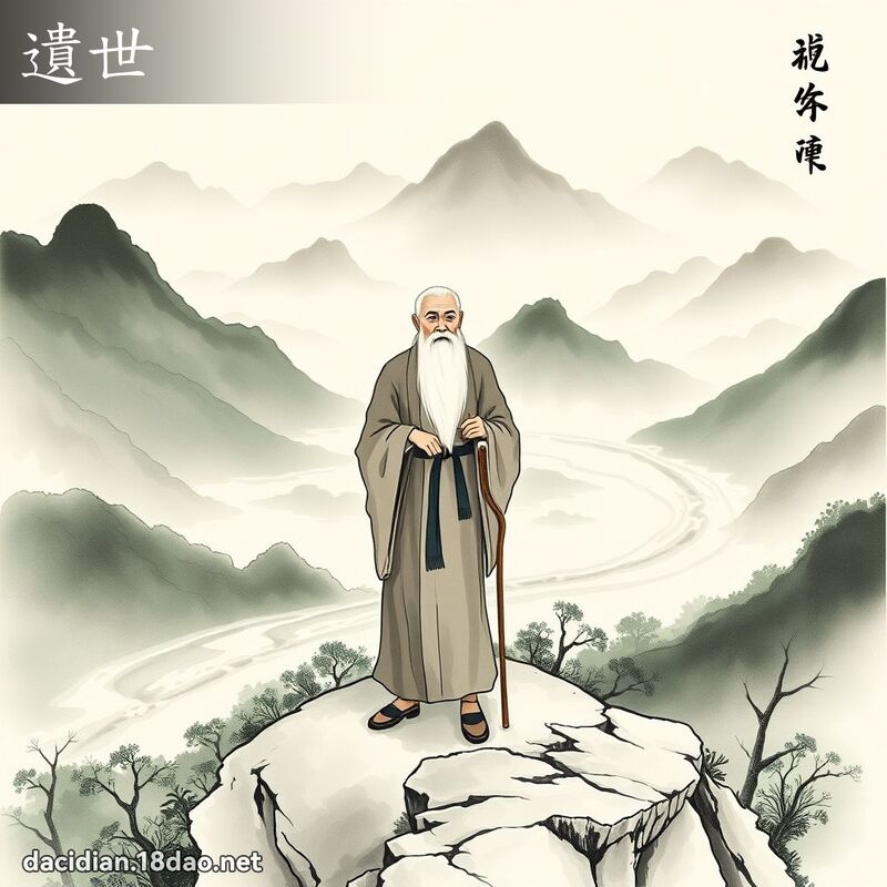 遺世 - 國語大辭典配圖