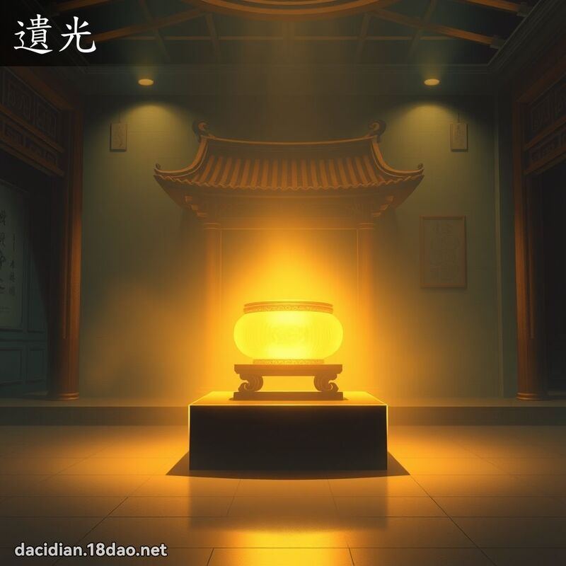 遺光 - 國語大辭典配圖
