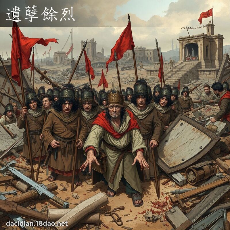 遺孽餘烈 - 國語大辭典配圖