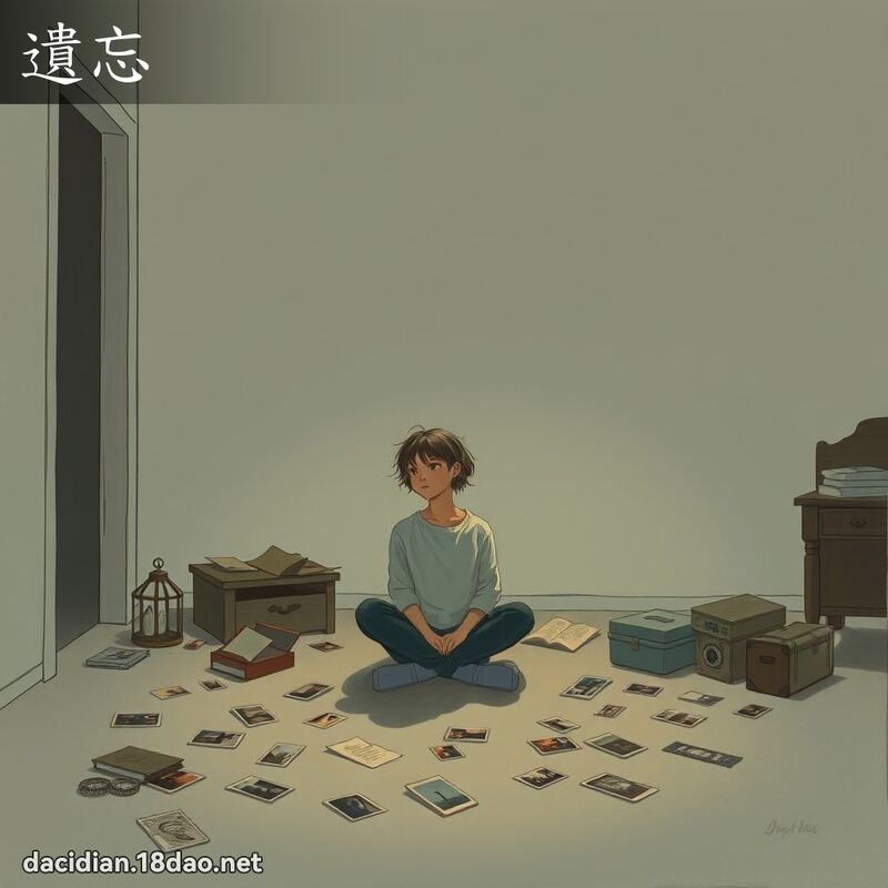 遺忘 - 國語大辭典配圖