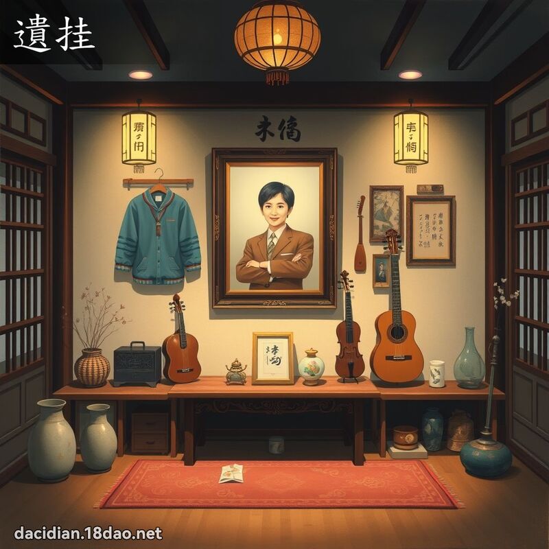 遗挂 - 国语大辞典配图