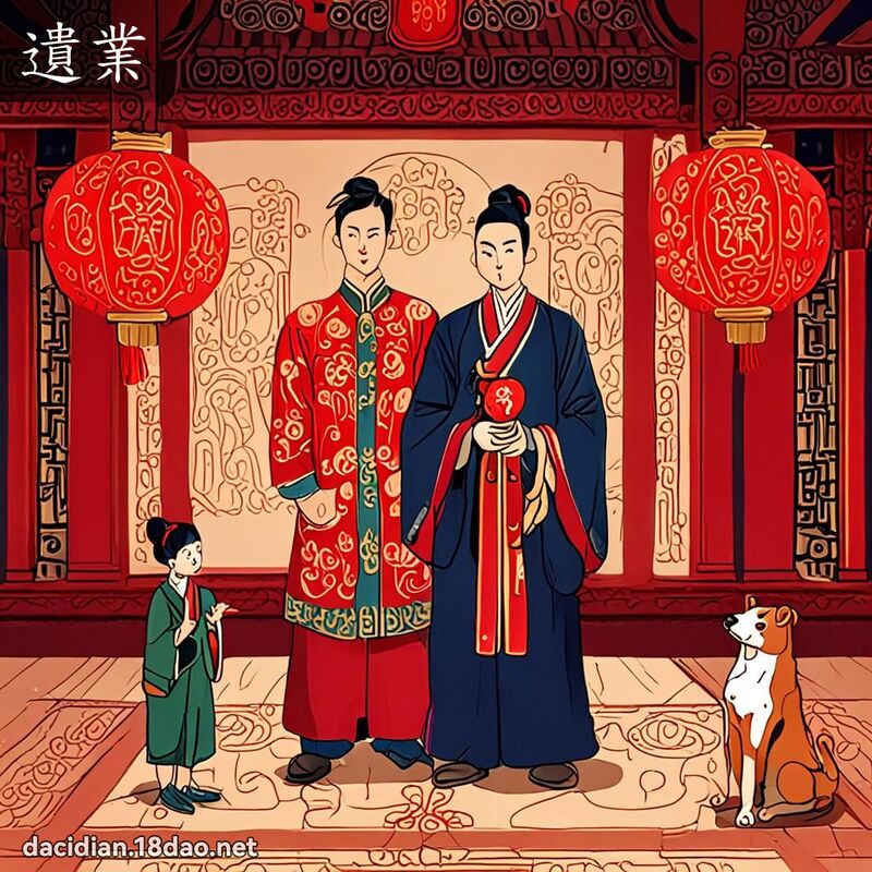 遺業 - 國語大辭典配圖