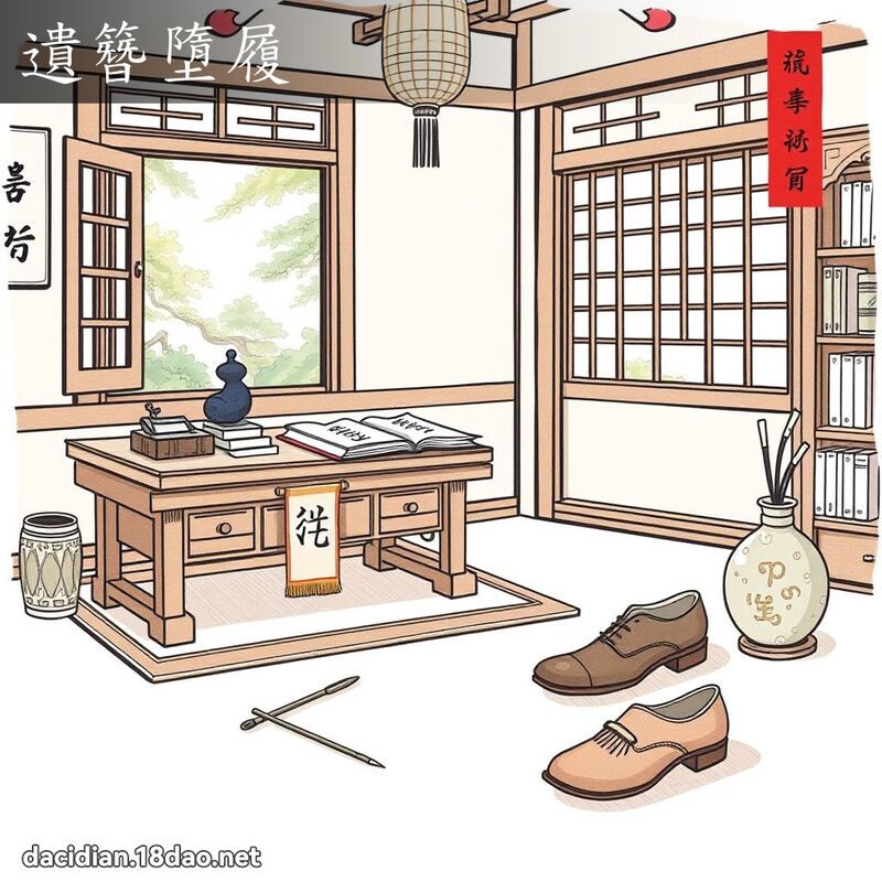 遗簪墮履 - 国语大辞典配图