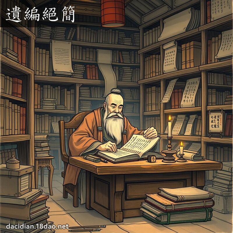 遗编绝简 - 国语大辞典配图