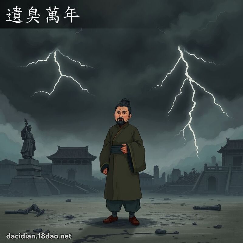 遗臭万年 - 国语大辞典配图