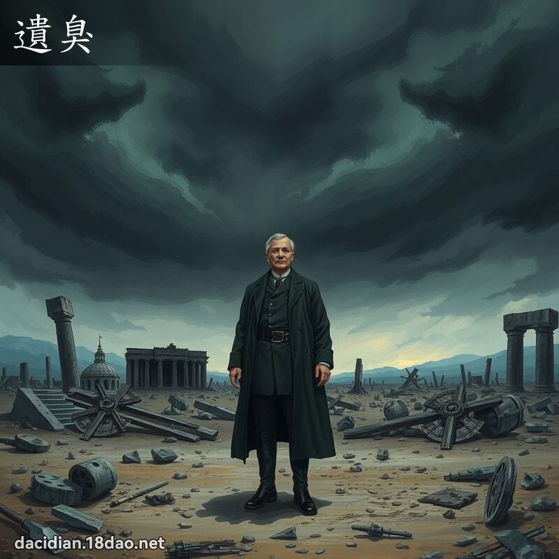 遺臭 - 國語大辭典配圖