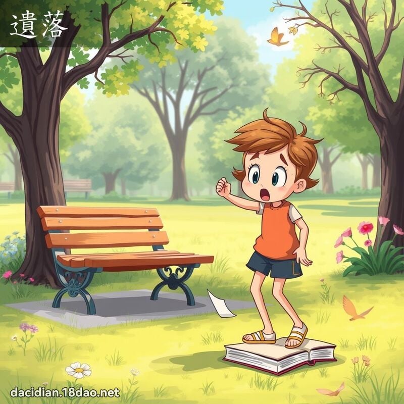 遺落 - 國語大辭典配圖