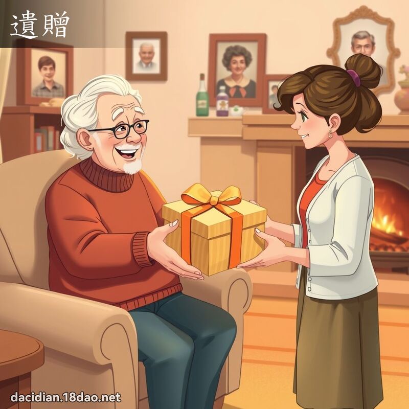 遗赠 - 国语大辞典配图