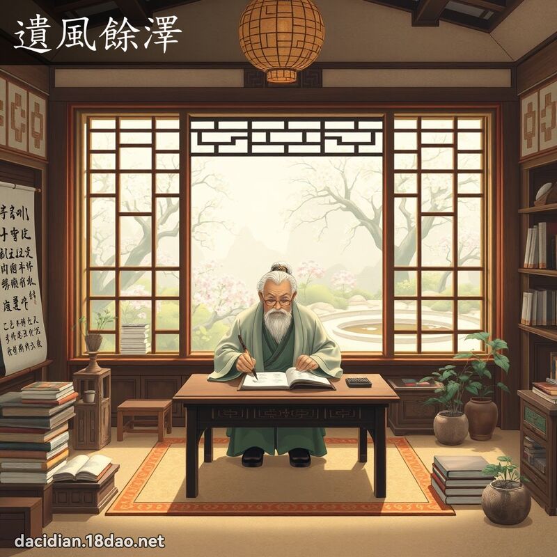 遗风余泽 - 国语大辞典配图