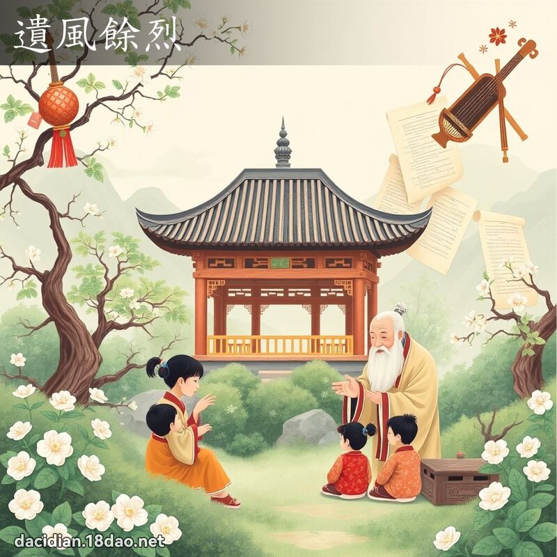 遗风余烈 - 国语大辞典配图