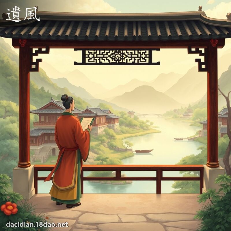 遺風 - 國語大辭典配圖
