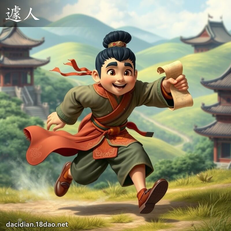 遽人 - 国语大辞典配图
