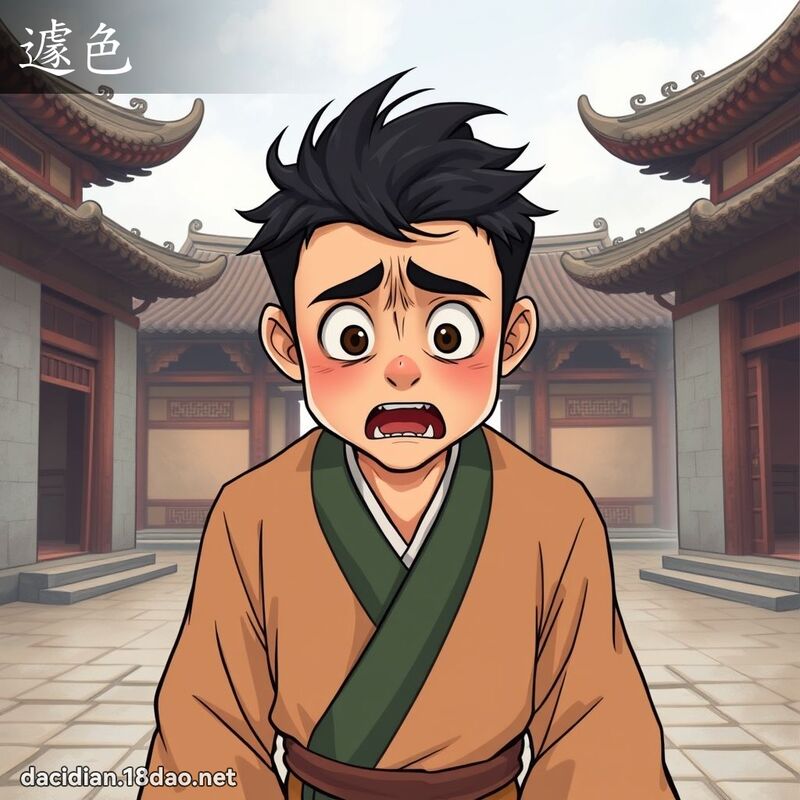 遽色 - 國語大辭典配圖