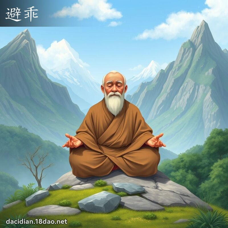 避乖 - 國語大辭典配圖