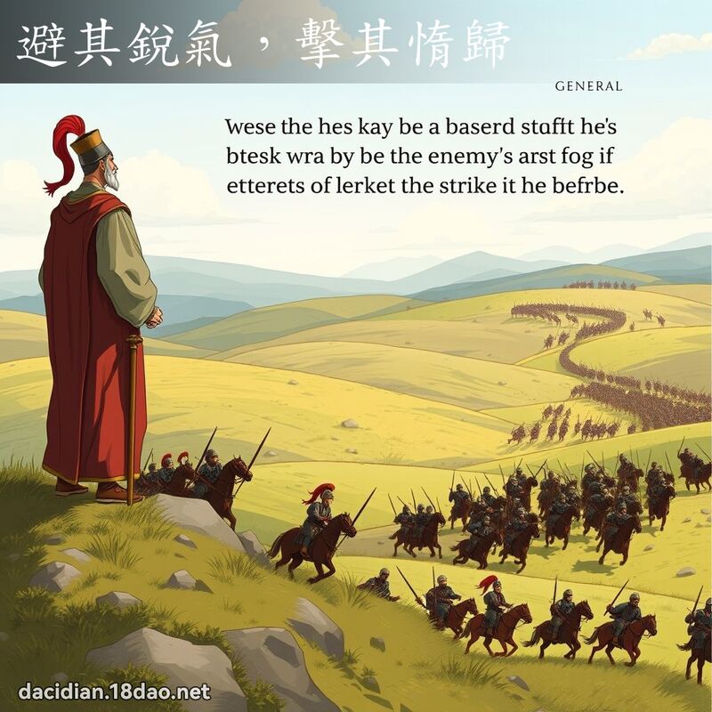 避其銳氣，擊其惰歸 - 國語大辭典配圖