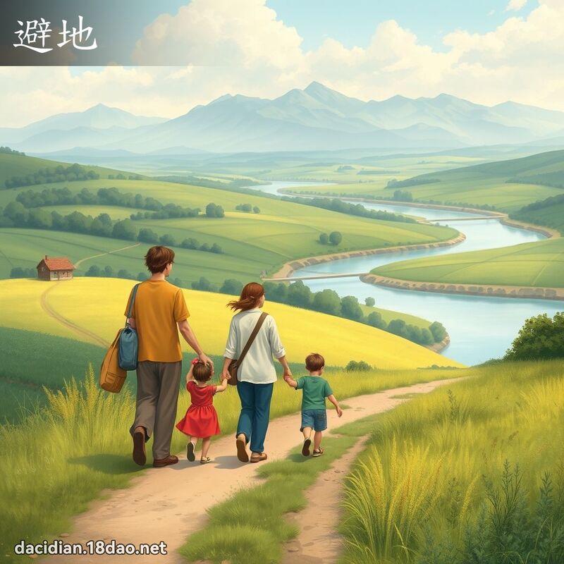 避地 - 国语大辞典配图