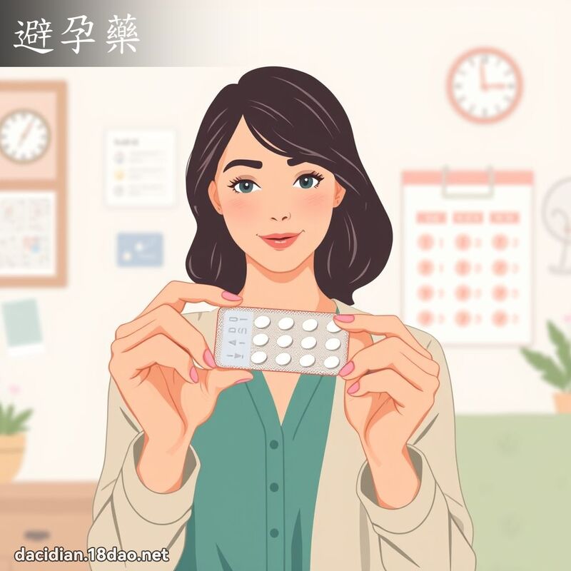 避孕藥 - 國語大辭典配圖