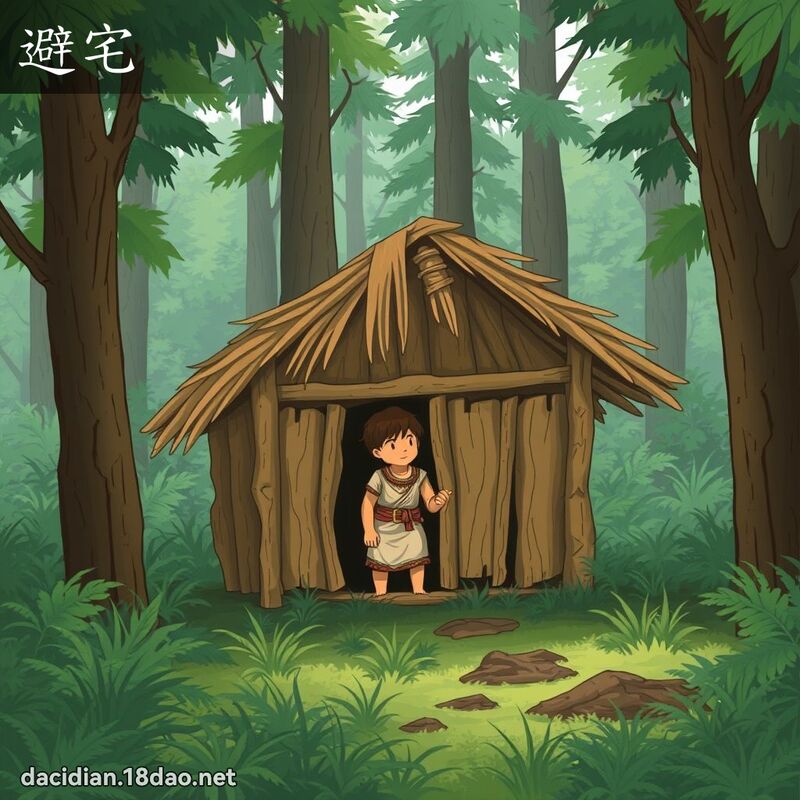 避宅 - 國語大辭典配圖