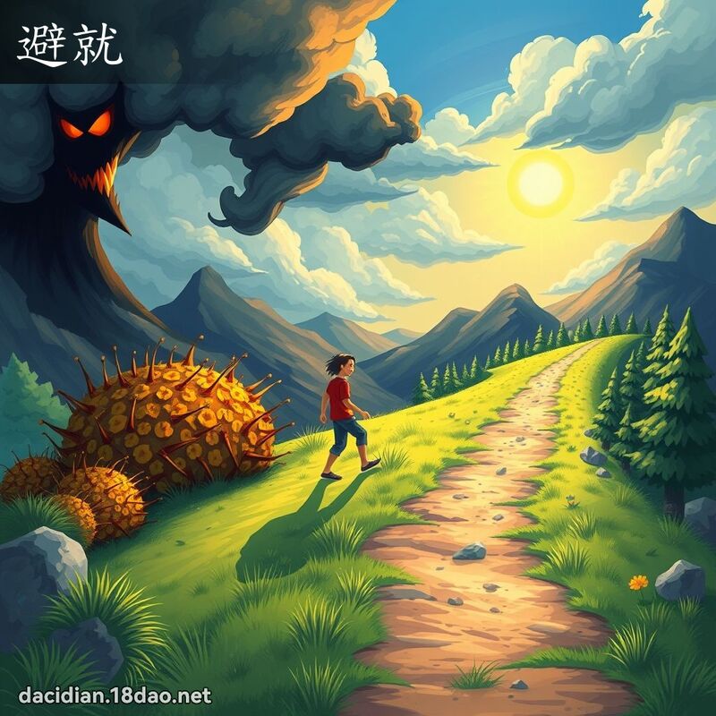 避就 - 國語大辭典配圖