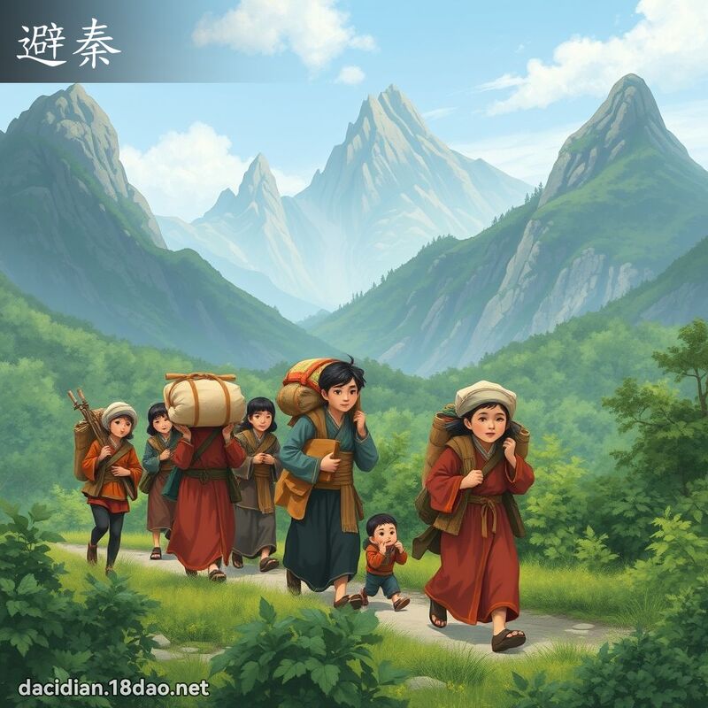 避秦 - 国语大辞典配图