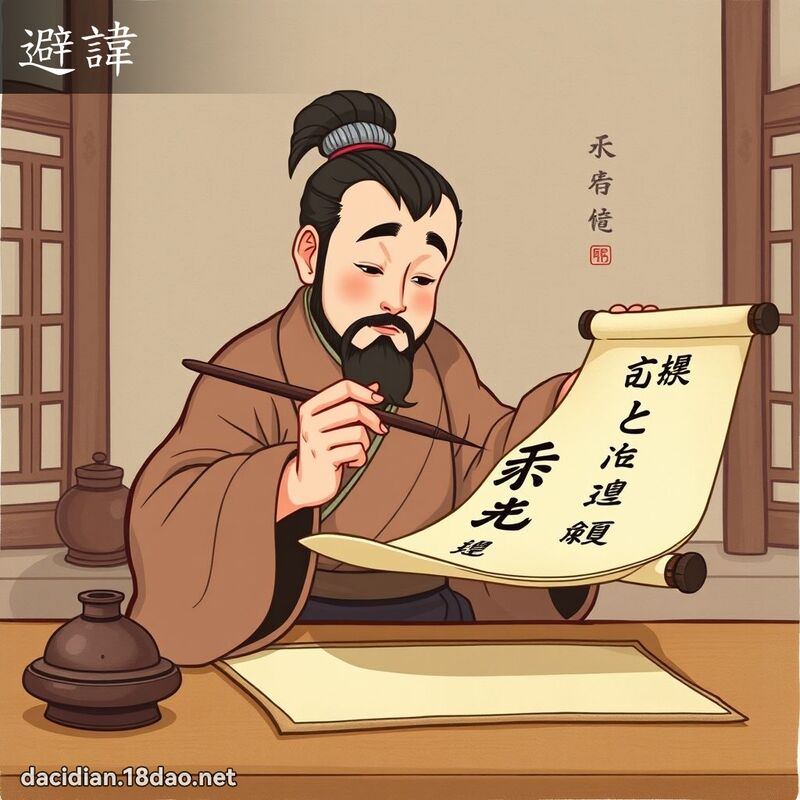 避讳 - 国语大辞典配图