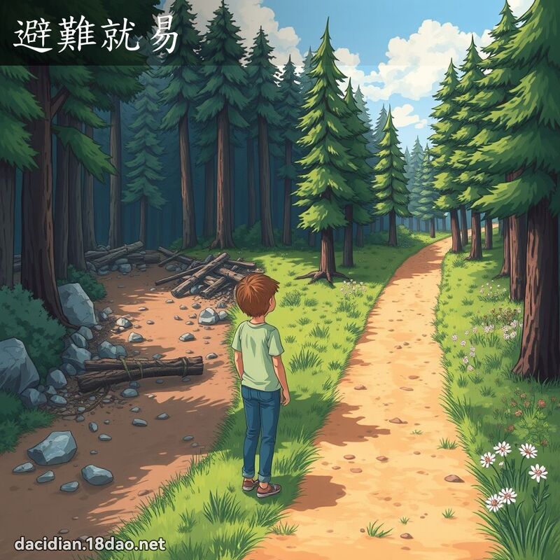 避难就易 - 国语大辞典配图