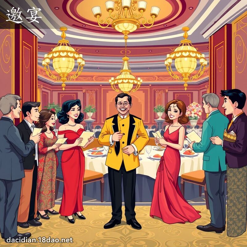 邀宴 - 国语大辞典配图