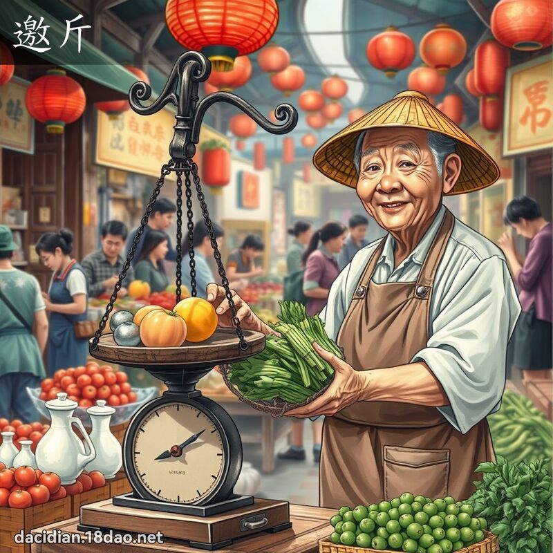 邀斤 - 國語大辭典配圖