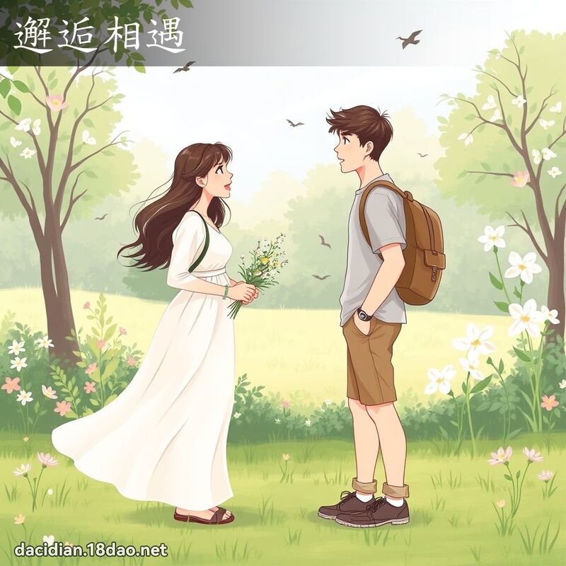 邂逅相遇 - 國語大辭典配圖