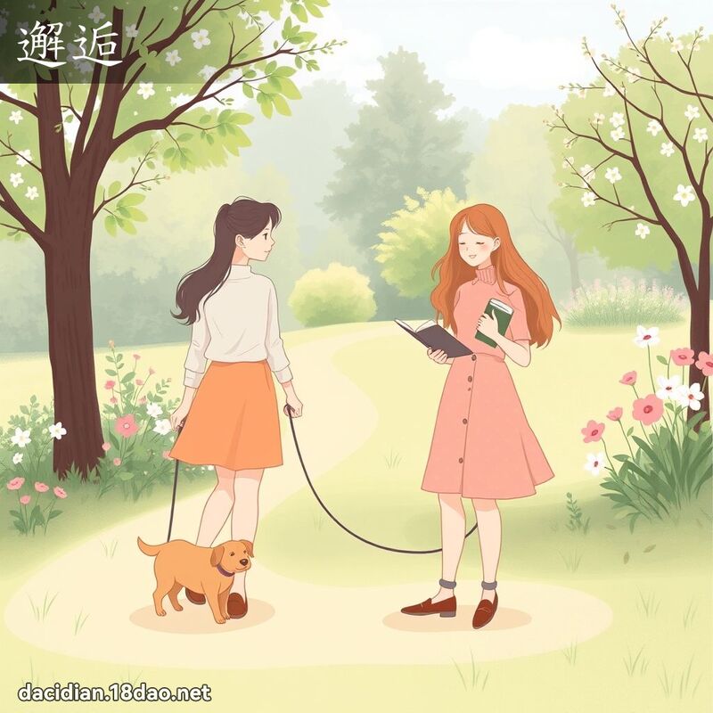 邂逅 - 国语大辞典配图