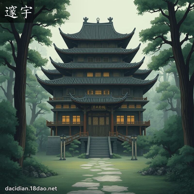 邃宇 - 國語大辭典配圖