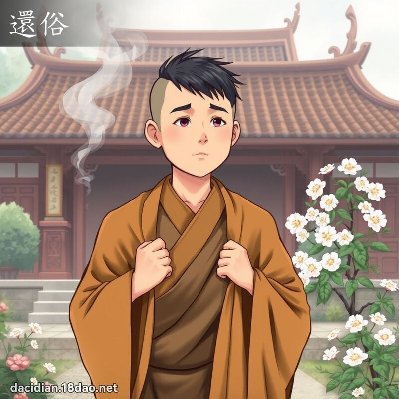 還俗 - 國語大辭典配圖