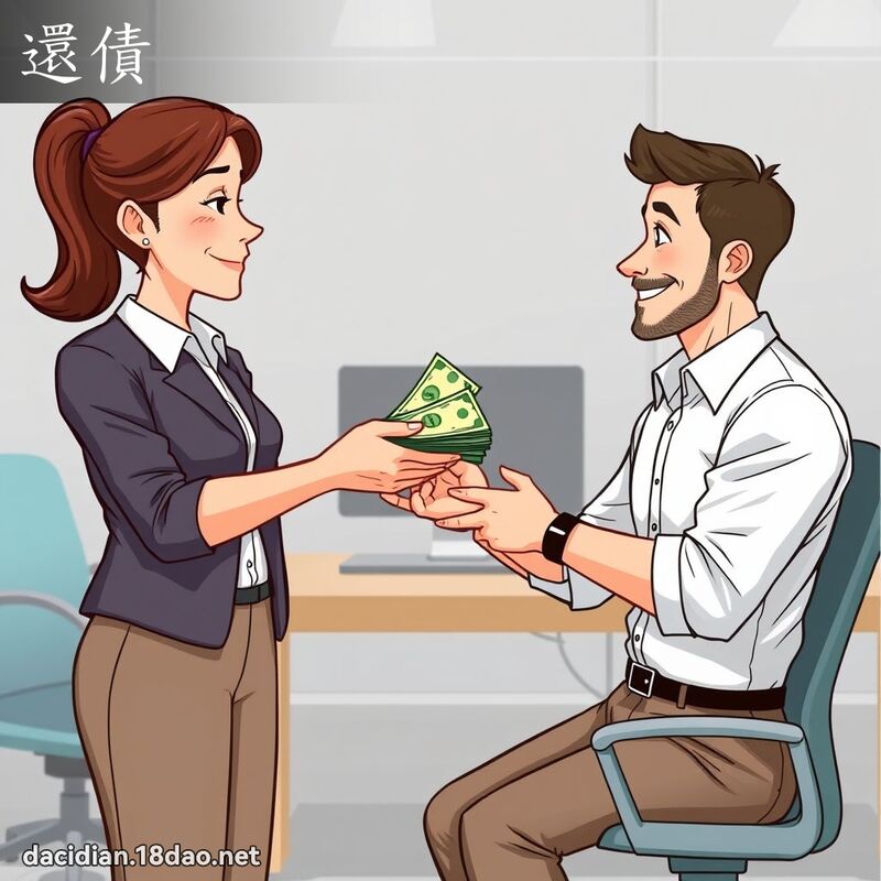 还债 - 国语大辞典配图