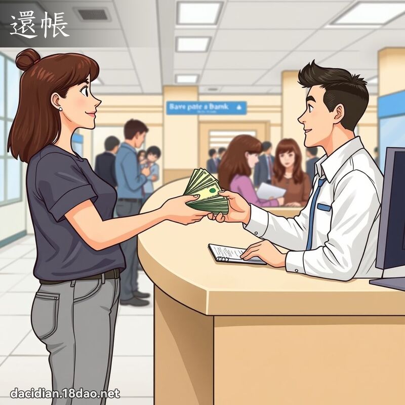 還帳 - 國語大辭典配圖