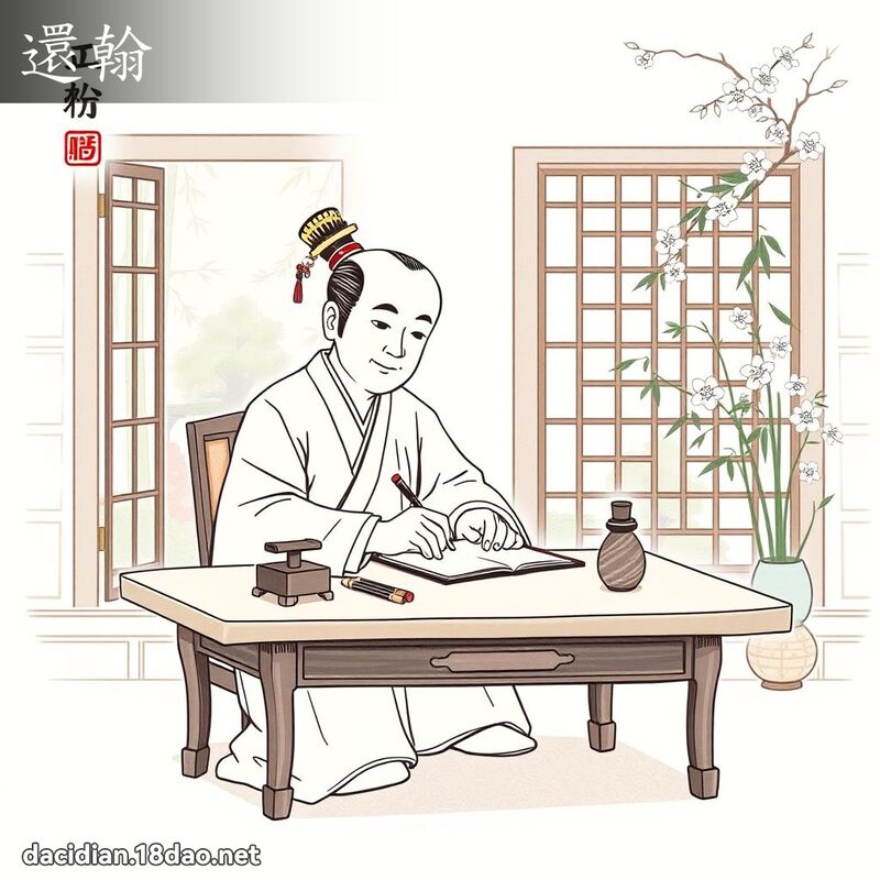 還翰 - 國語大辭典配圖