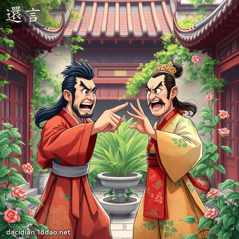還言 - 國語大辭典配圖