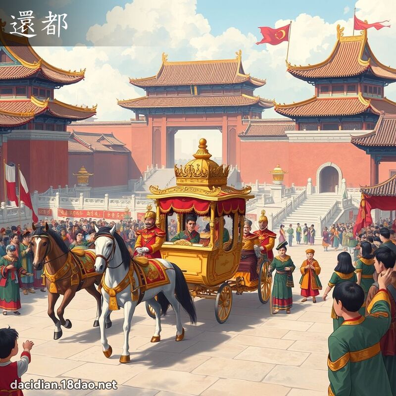 还都 - 国语大辞典配图