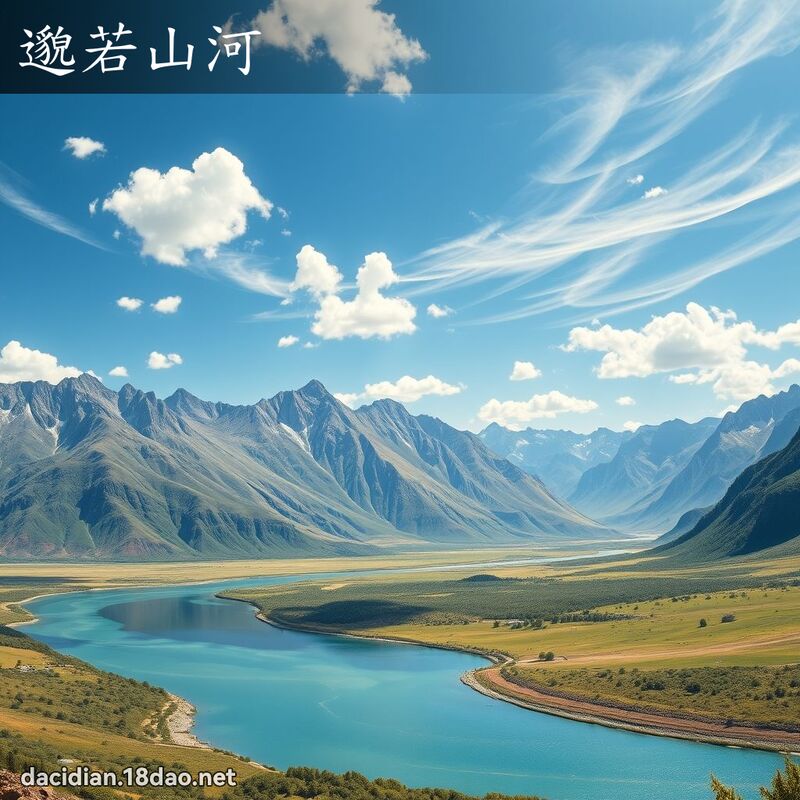 邈若山河 - 国语大辞典配图