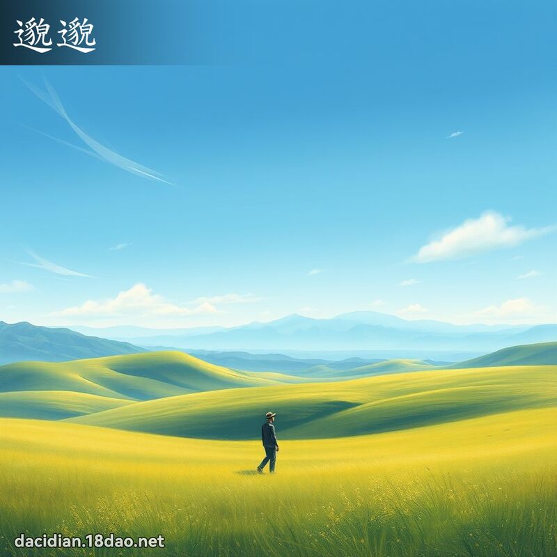 邈邈 - 国语大辞典配图
