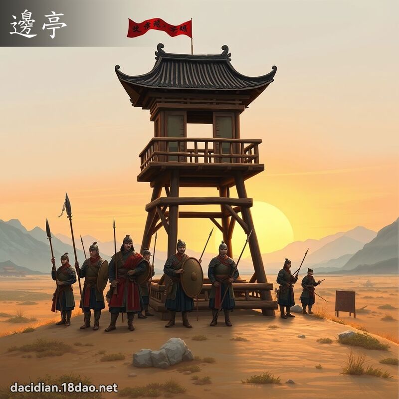 边亭 - 国语大辞典配图