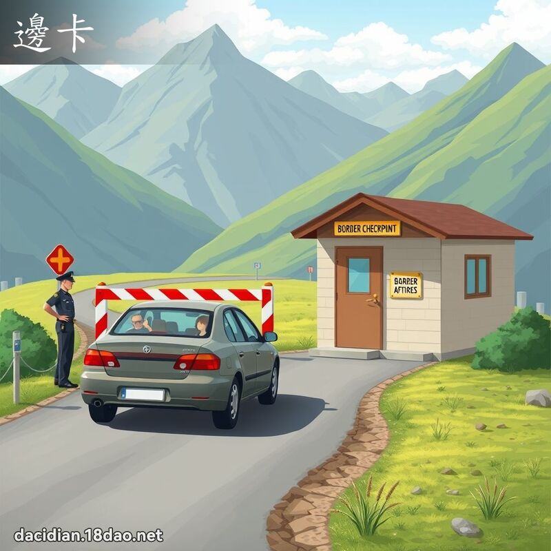 边卡 - 国语大辞典配图